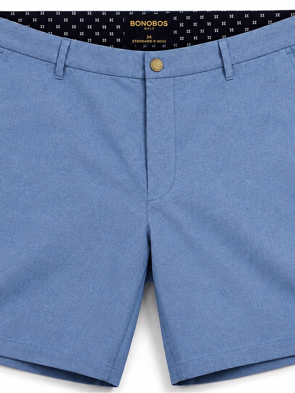 Bonobos Light Blue Flat Front Golf Shorts